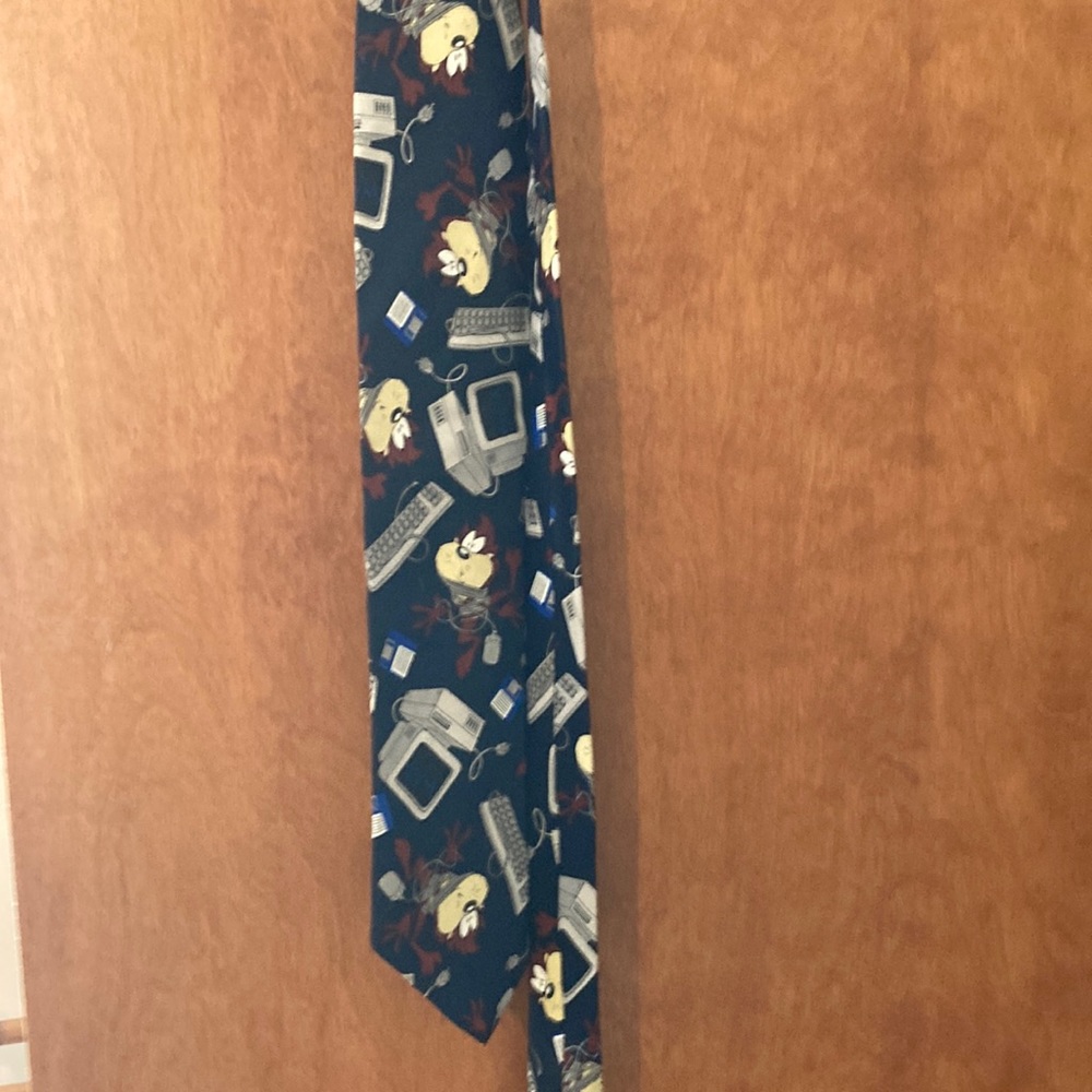 Vintage Tasmanian Devil Looney Tunes necktie